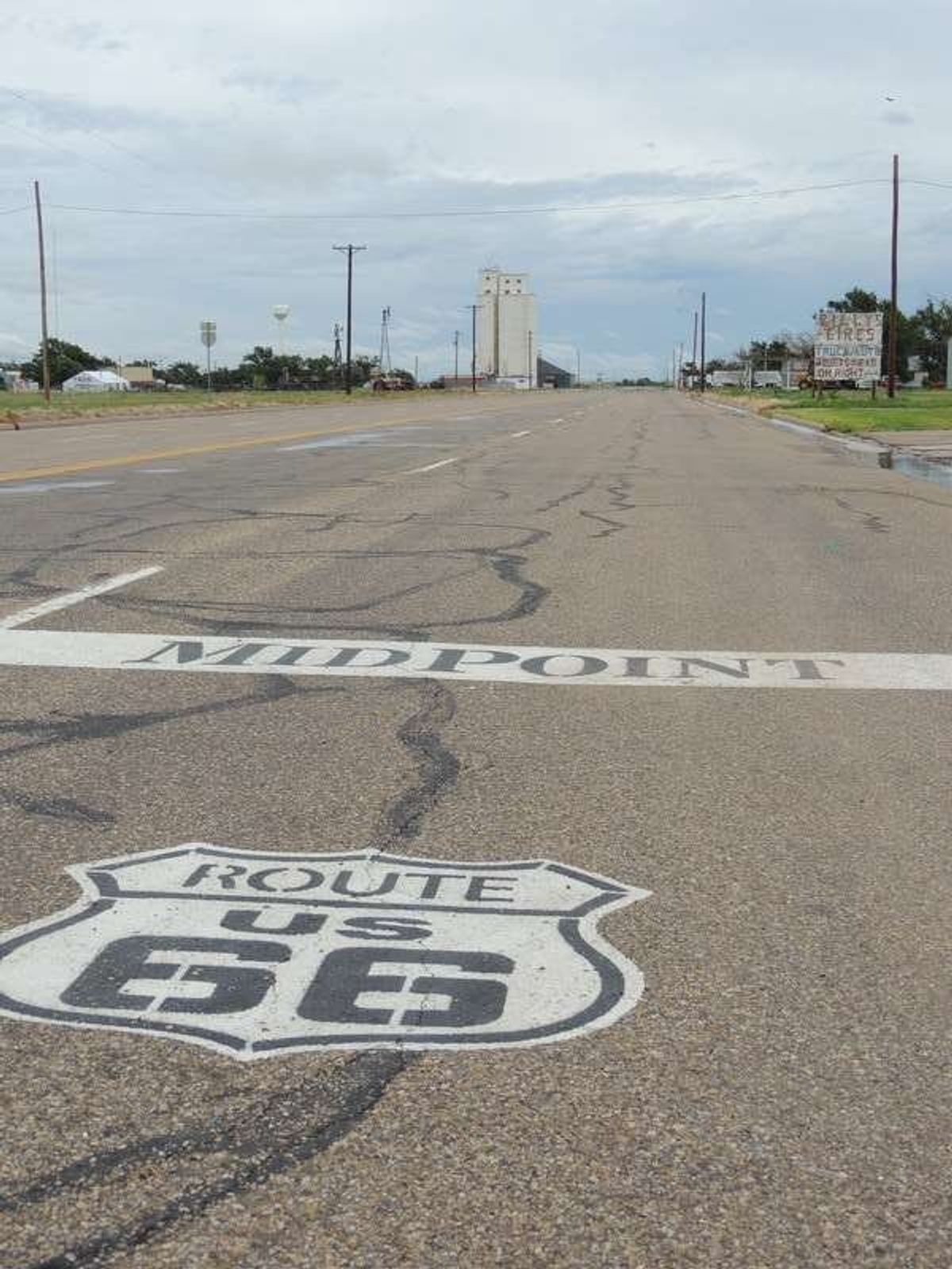 AdrianのMid Point
Chicago～L.A.、Route66...