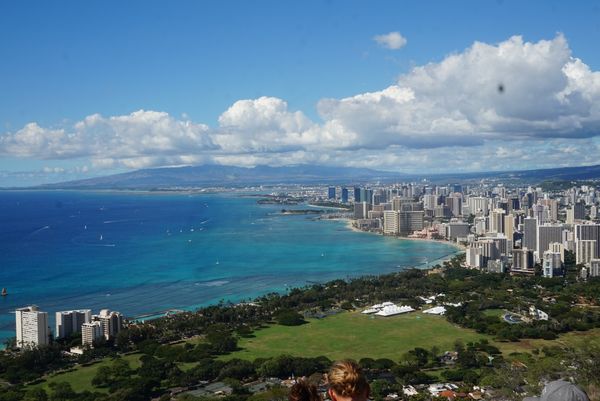 アメリカ(米国)・ハワイ　ホノルル「ハワイ:ホノルルマラソン」の写真：初めのハワイ！最高の景色に魅了され完走！...