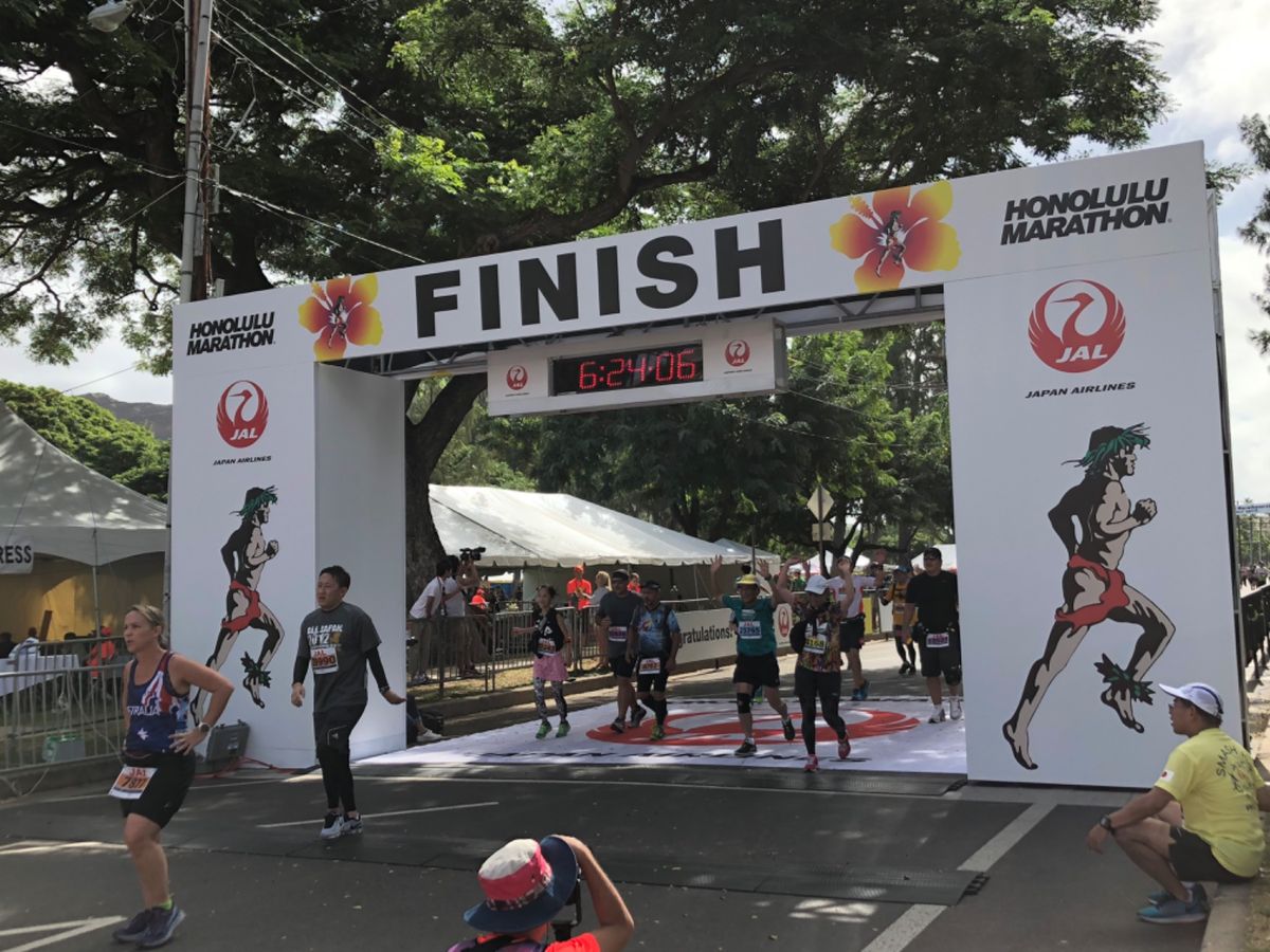 初めのハワイ！最高の景色に魅了され完走！
ホノルルならまたフルマラソン走り...