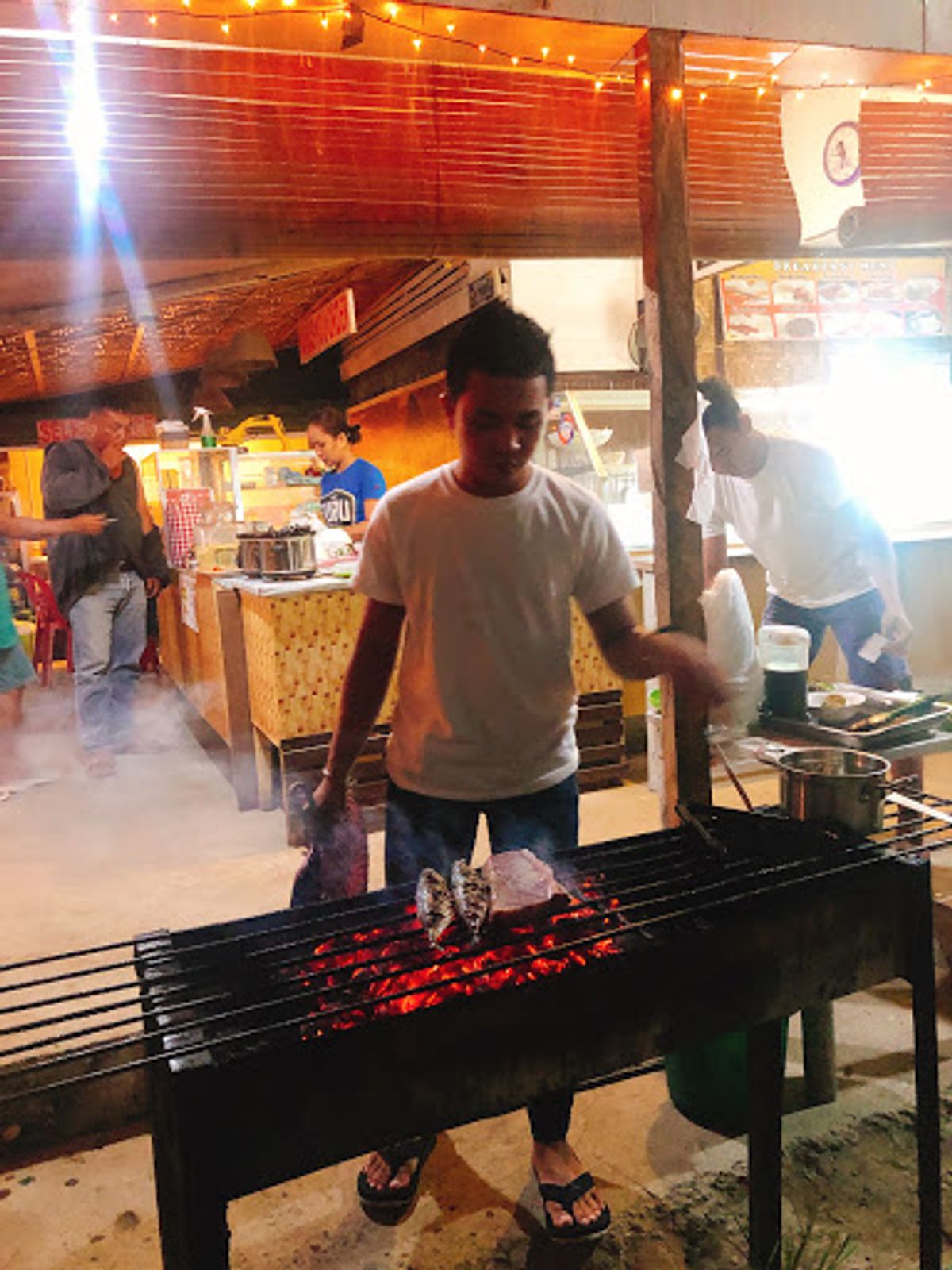 目標はアンチャッテトリバーで近くにホテルが数件あったんだけど、高かったのか...
