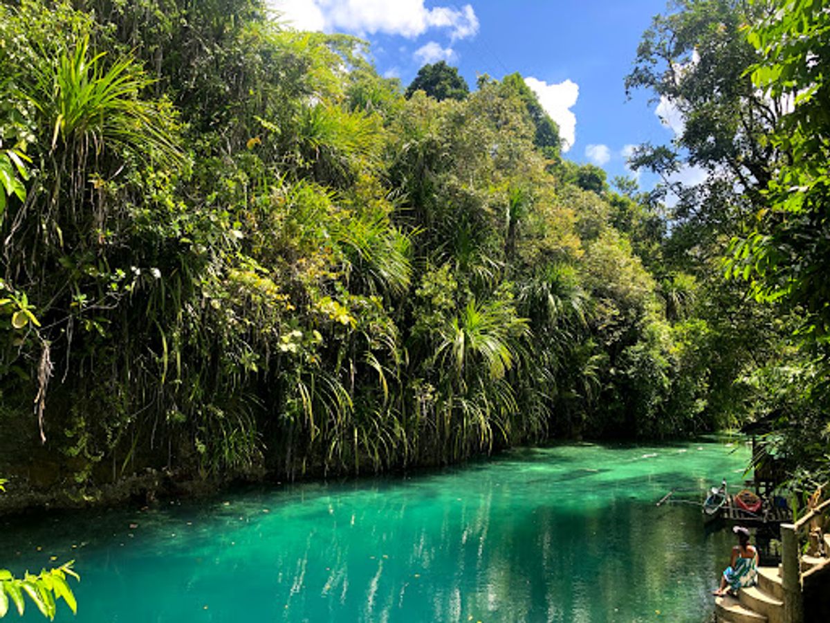 「Enchanted River」フィリピン人の友達に教えてもらって来て「...
