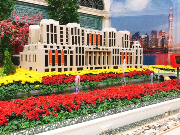 アメリカ(米国)・ラスベガス「〜ラスベガス〜カジノでパスポート確認されがち🇺🇸」の写真：ベラッジオの無料植物園。タダでどこまで遊...