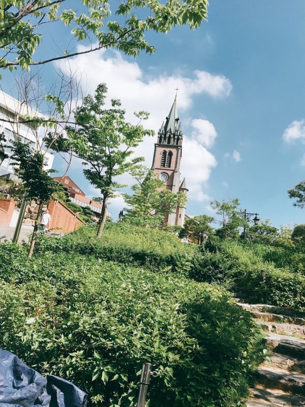 大韓民国 (韓国)・ソウル「〜ソウル〜地下鉄の音楽張りきりがち🇰🇷」の写真：明洞歩いててここに出会ったときの感動たるや否や