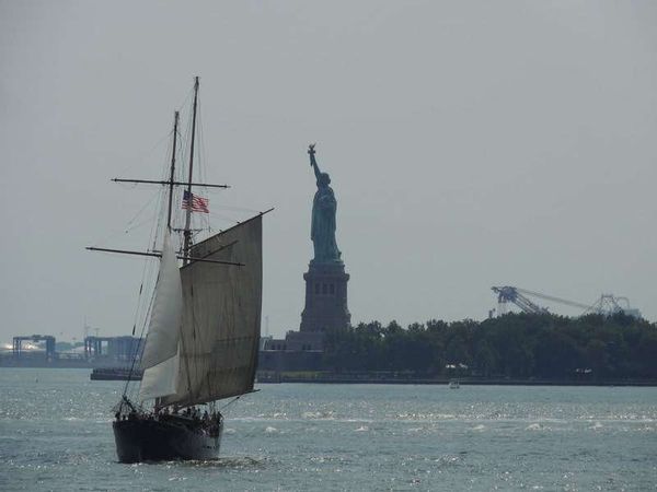 アメリカ(米国)・ニューヨーク「2014年 ニューヨーク」の写真：バッテリー公園(Battery Park)