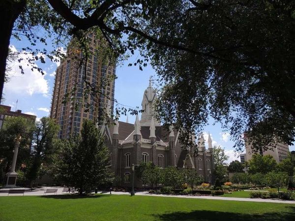 アメリカ(米国)・ソルトレイクシティ「2014年 モルモン教の都市ソルトレイクシティ」の写真：Assembly Hall