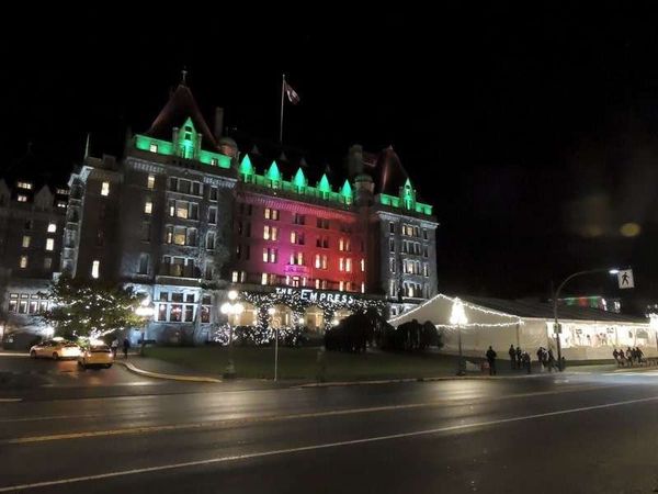 カナダ・バンクーバー「2014年 娘の留学先ビクトリアで家族集合」の写真：The Fairmont Empress...