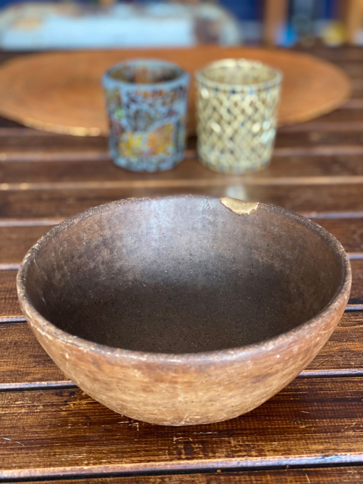 メキシコクリスマスで店閉まりまくりで暇だった合間に割れたり欠けてしまったノ...