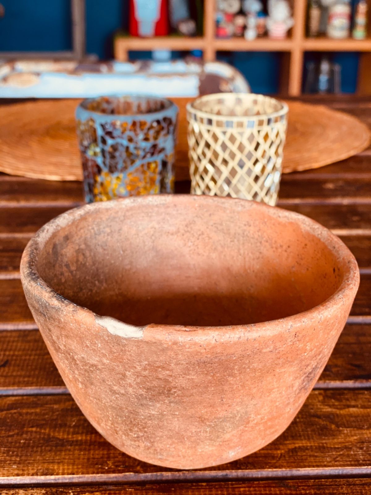 メキシコクリスマスで店閉まりまくりで暇だった合間に割れたり欠けてしまったノ...