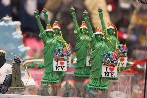 アメリカ(米国)・ニューヨーク「タイムズスクエアでカウントダウン🥳」の写真