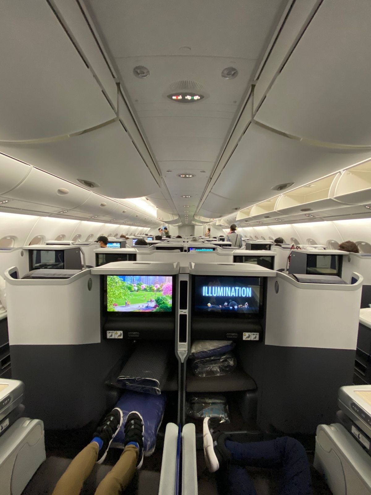 いつもはハワイはJALなんだけれども、今回はANA。新型機の『フライングホ...