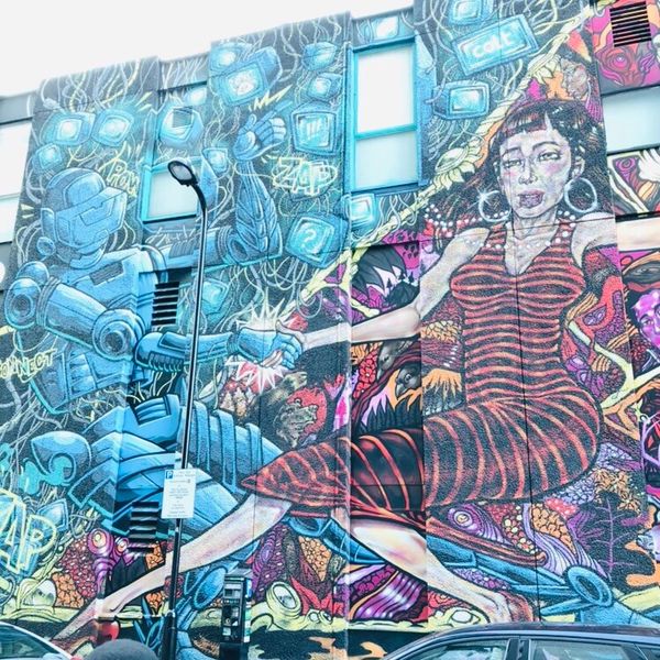 イギリス(英国)・ロンドン「ヨーロッパ旅行(2/4)」の写真：Graffiti in Lindon