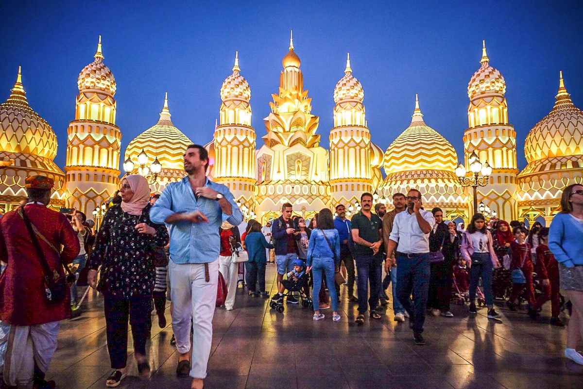 冬季限定のドバイグローバルビレッジ✨