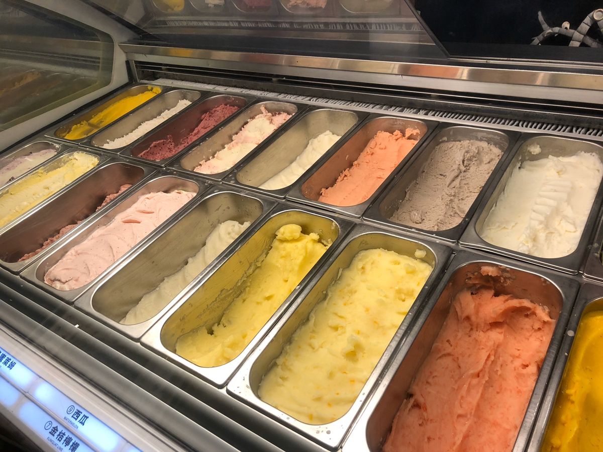 💁‍♀️台中の宮原眼科
本当はもっと可愛いアイスだけど私たちはケチって１番...