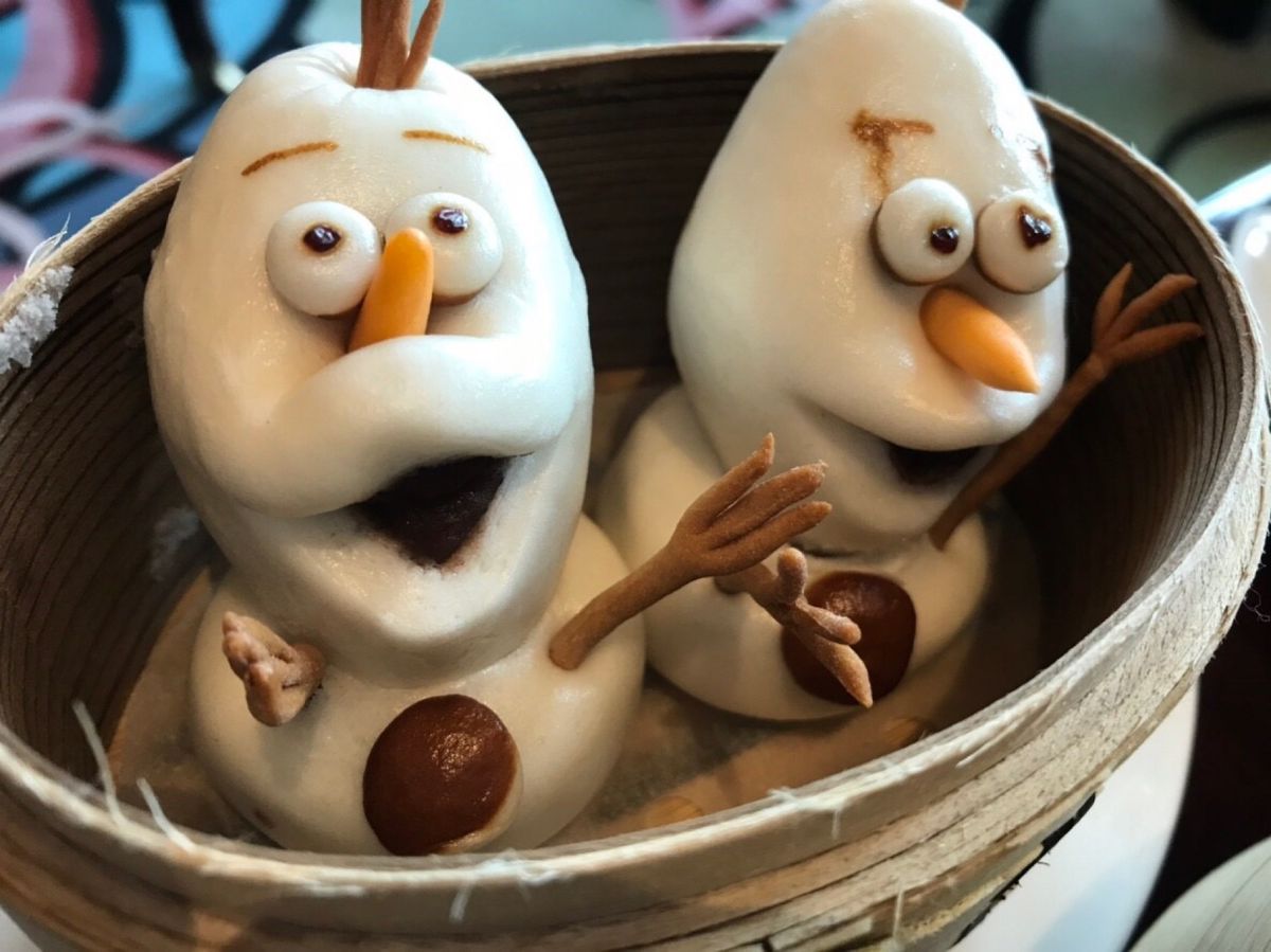 💁‍♀️クリスタル・ロータスのディズニー飲茶
ちょっと不気味な顔が可愛い！...