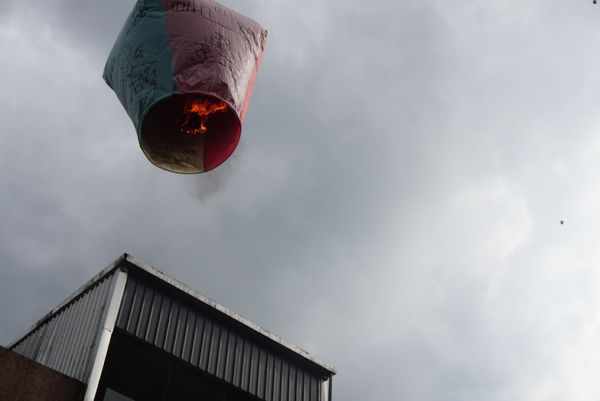 台湾・台北「台湾旅行」の写真：💁‍♀️十份でランタン上げ
レンタルバイ...