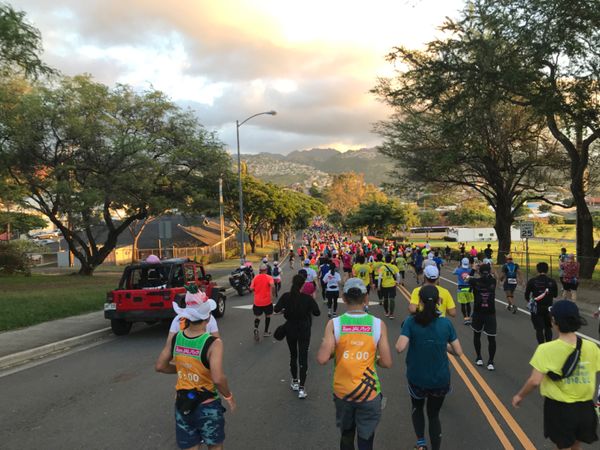 アメリカ(米国)・ホノルル「ハワイ」の写真：ホノルルマラソン最高でした。☀️🏃‍♂️