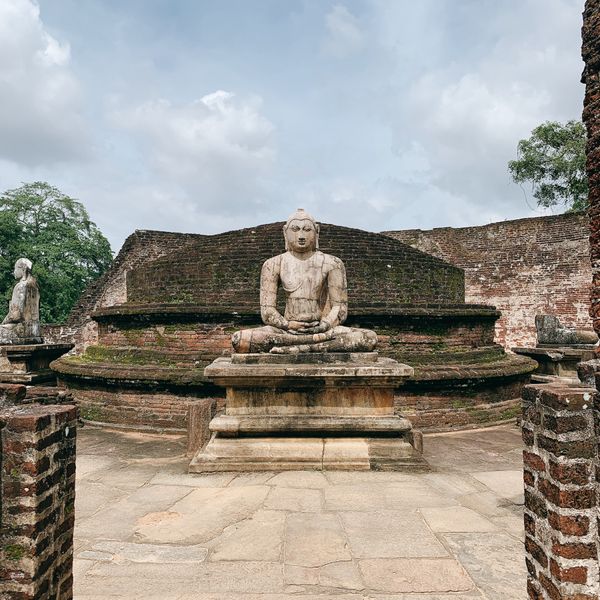 スリランカ・コロンボ「スリランカ🇱🇰アーユルヴェーダの旅」の写真：2日目はポロンナルワへ。仏像や遺跡を色々...