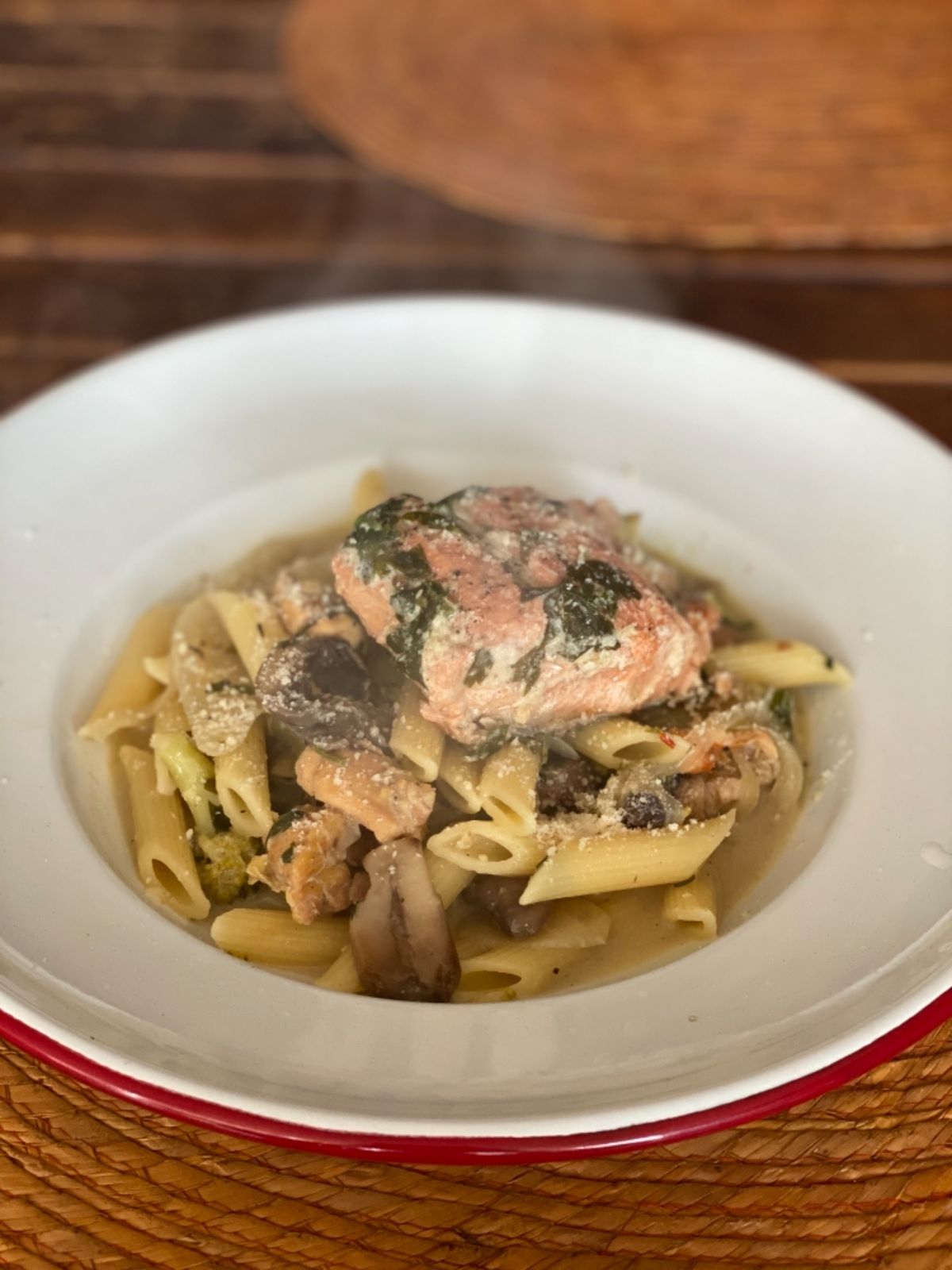 コストコで買った鮭🐟でノリくんが作ってくれたパスタ🍝

安定の美味さ🤤