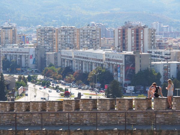 マケドニア共和国・スコピエ「North Macedonia」の写真：現在は「北マケドニア共和国」が正式名称です。