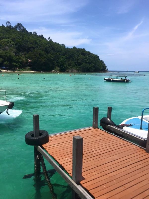 マレーシア・コタキナバル「ボルネオ島🐒同期旅」の写真：サピ島！
初のシュノーケリングとバナナ...