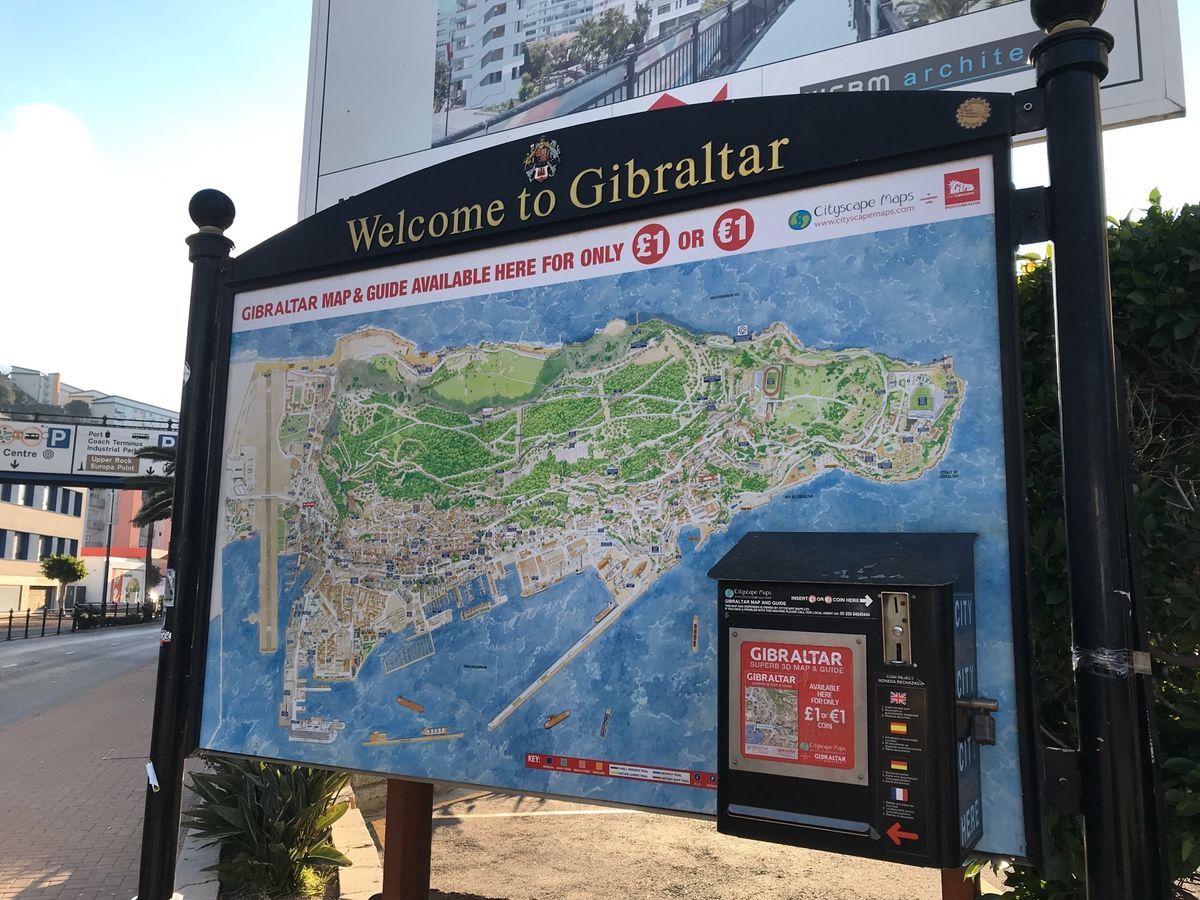 スペイン🇪🇸南部にあるイギリス領ジブラルタル🇬🇮