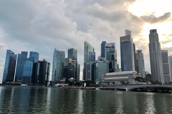 シンガポール・リトルインディア、チャイナタウン、アラブストリート、マリーナエリア等「シンガポール🇸🇬」の写真：お決まりの観光スポット、マリーナベイエリアへ。