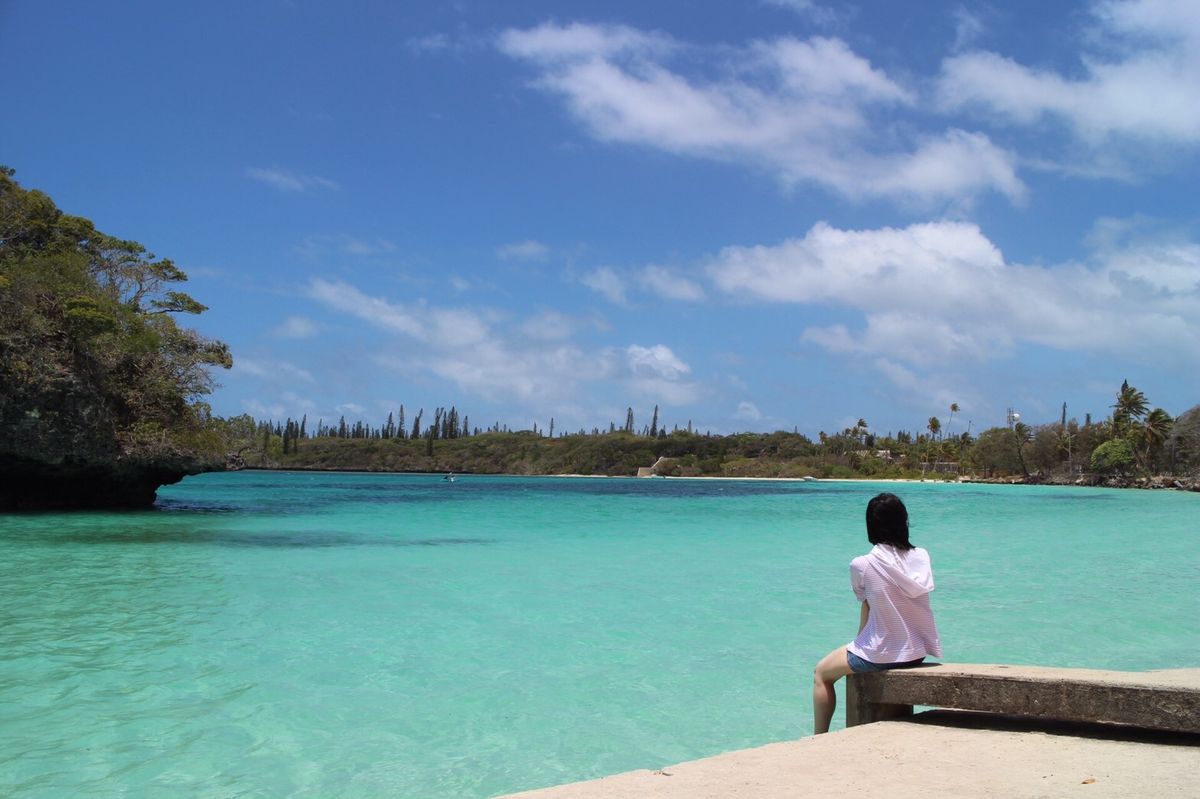 12/30 イルデパン日帰りツアー。
クトビーチとカヌメラビーチ。
透...