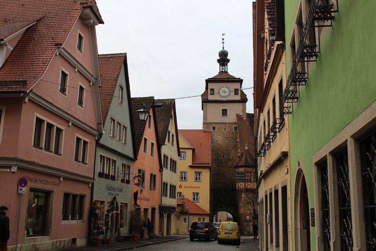 ローテンブルク。
ドイツの京都のよう！西洋感がすごい！