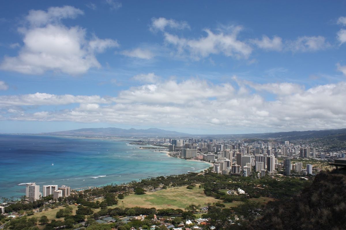 ベタな景色。しかし、最高の南国！