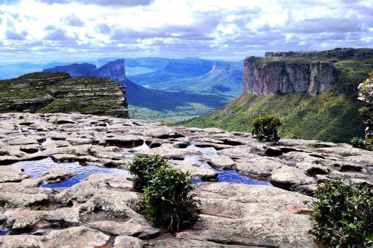 サルバドールからバスで7時間ほどいった場所にあるシャパーダジアマンチーナ国...