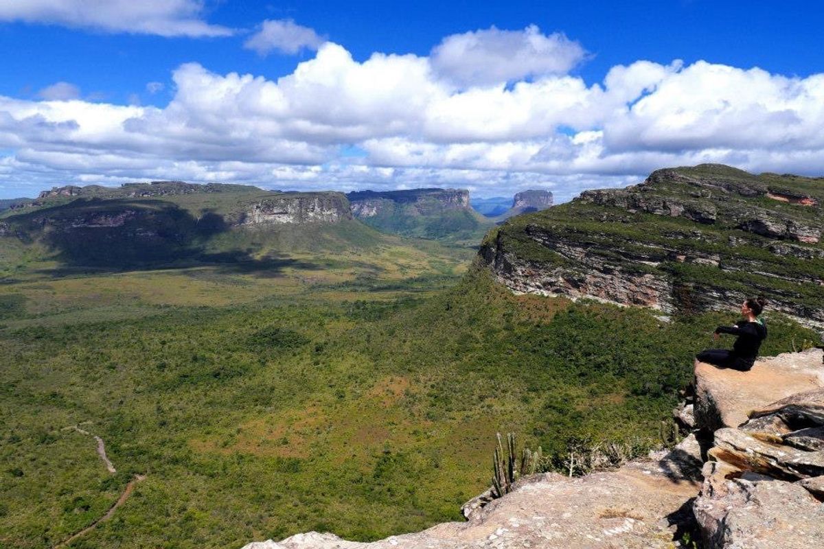 サルバドールからバスで7時間ほどいった場所にあるシャパーダジアマンチーナ国...