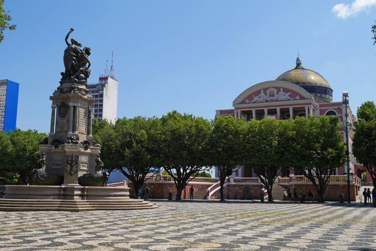 マナウスはアマゾン観光の起点となる街。
町自体はあまり魅力を感じなかったが...