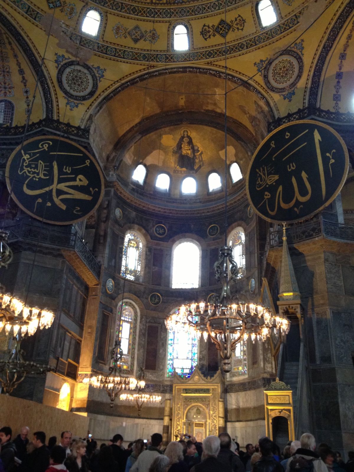アヤソフィアと外観だけだけどブルーモスク🕌