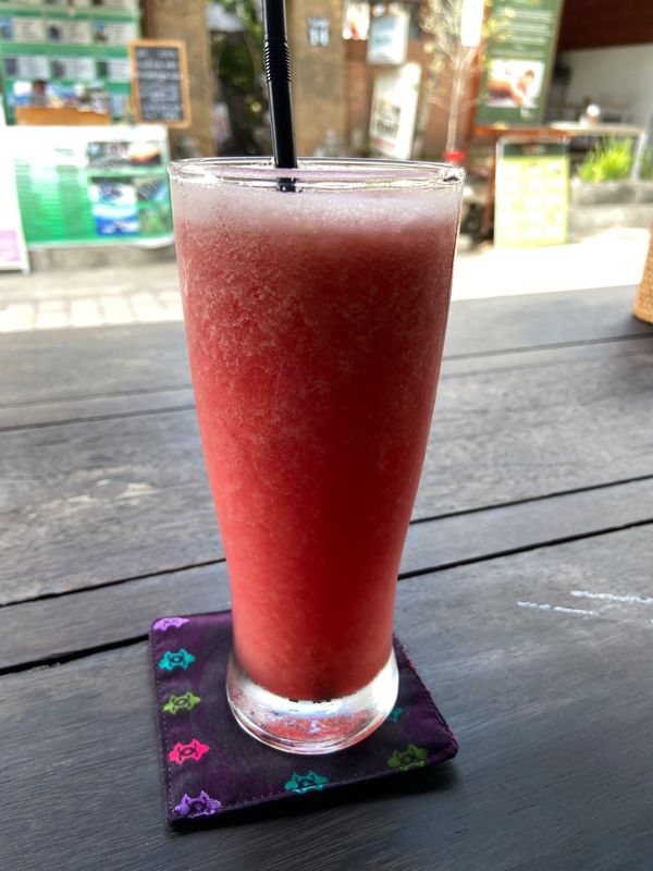 インドネシア・バリ「ウブド」の写真：暑い時は、やっぱスイカが美味しい〜