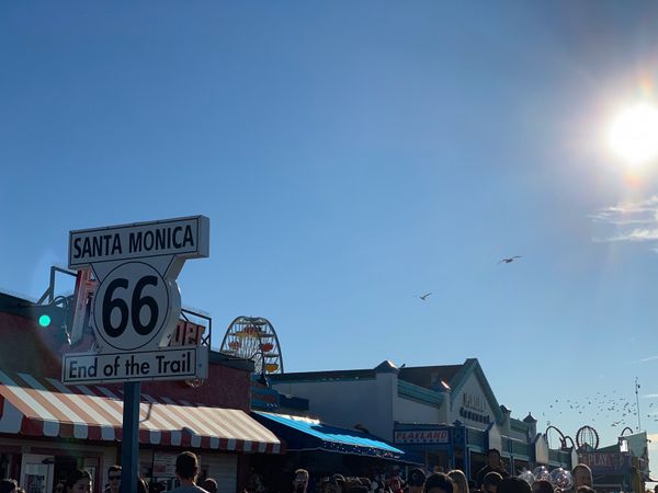 アメリカ(米国)・サンフランシスコ「カリフォルニア州」の写真：Santa Monica☆スピード感のあ...