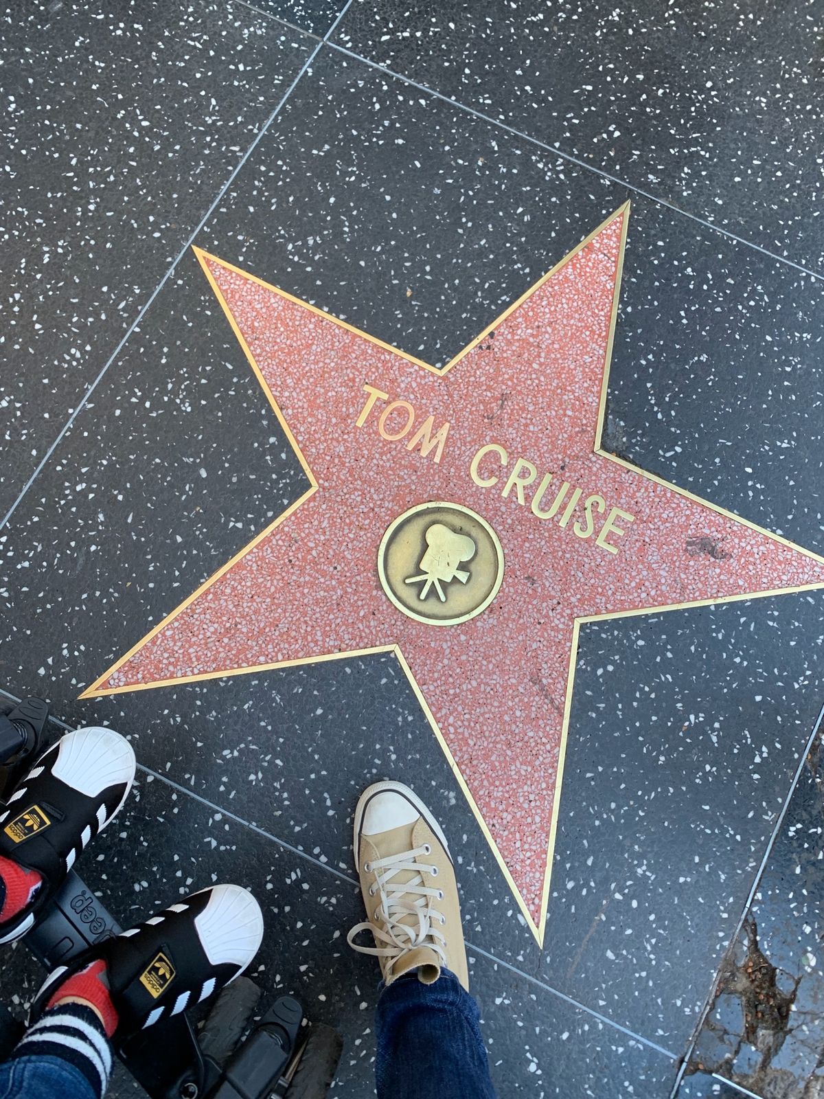 Hollywood walk of fame.
