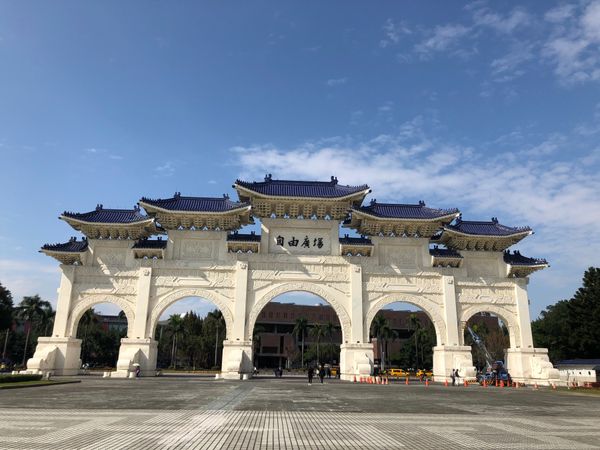 台湾・台北「4回目の台湾(大人の女子旅)」の写真：中正紀念堂

台湾の朝ごはんを食べたあと...