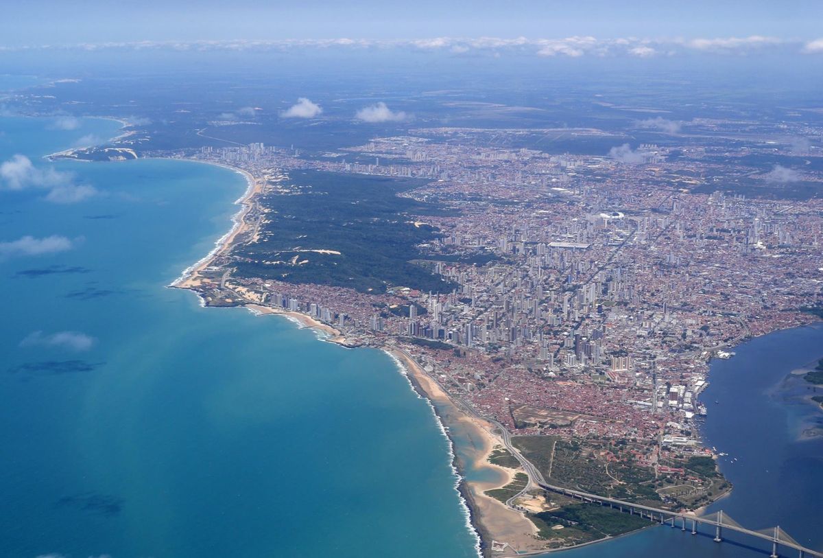 こちらもブラジルのリゾート地、ナタル。
海辺を散歩して、宿でオリンピックの...