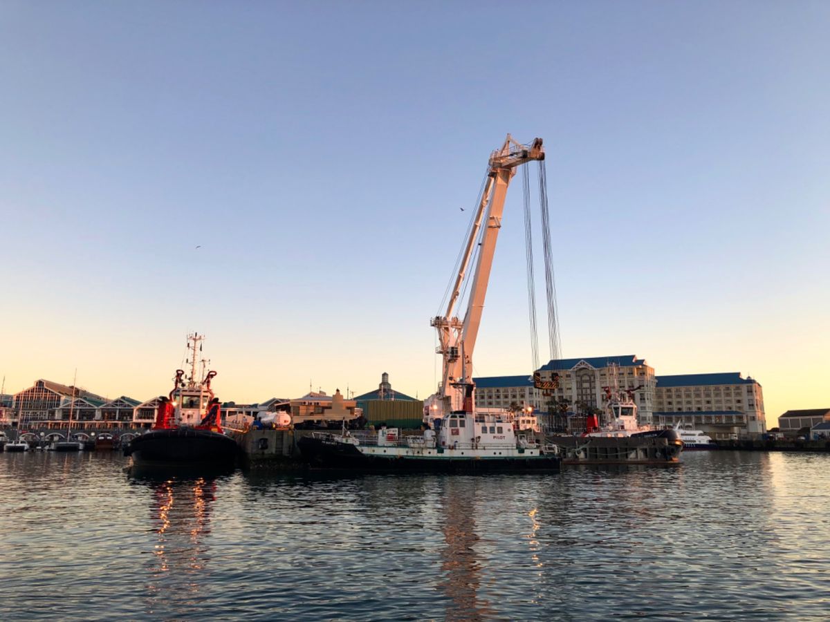 4日目の朝、やっと、やっと、やっとロベン島行きの⛴が出航🙌
私達はペンギン...