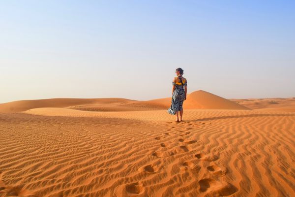 アラブ首長国連邦・Dubai 、Abū Dhabī「UAE旅行🇦🇪」の写真：Abū DhabīはDubaiから離れて...