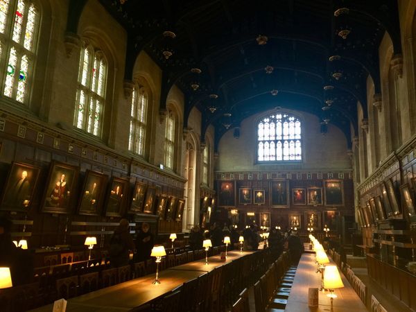 イギリス(英国)・ロンドン「冬のイギリス(息子2歳0ヶ月)」の写真：オックスフォードのクライストチャーチ。
...