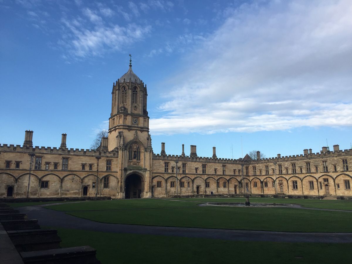 オックスフォードのクライストチャーチ。
ハリポタの魔法学校🧙‍♀️