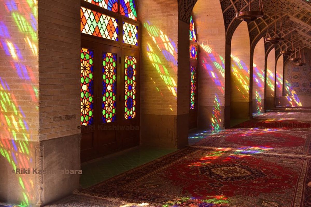 シーラーズ、ピンクモスク(Nasir al-Mulk Mosque)