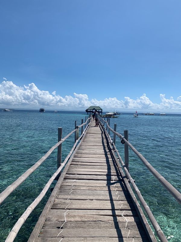 フィリピン・ナルスアン島「セブ島・ジンベイザメとシュノーケリング」の写真:ナルスアン島にアイランドホッピング♡