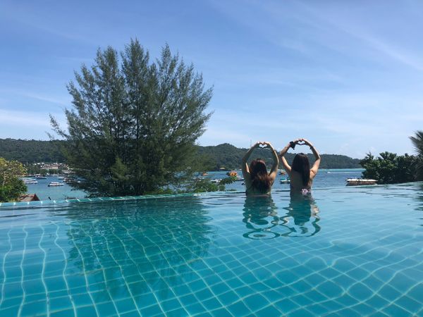 タイ・プーケット「プーケット旅行✈」の写真：きれいな海と美味しい料理が食べられて満足...