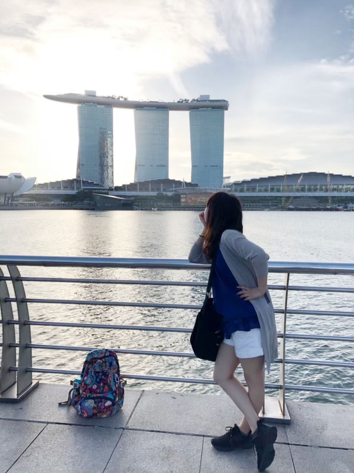 マリーナベイサンズ最上階CELAVIから眺めるショー