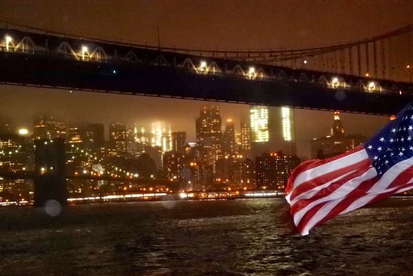 アメリカ(米国)・ニューヨーク「NY🇺🇸」の写真：ナイトクルーズ🌉🗽