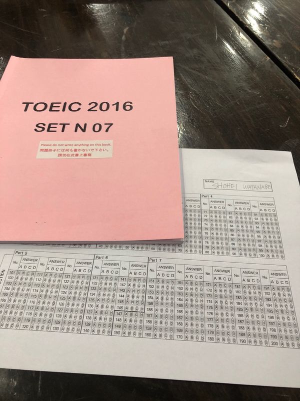 フィリピン・セブシティ「2020年 セブ島英語留学」の写真：Taking a TOEIC test