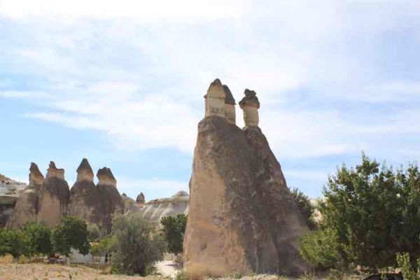 トルコ・イスタンブール「2010年トルコ」の写真：カッパドキアは、バイクを借りてみんなでツ...