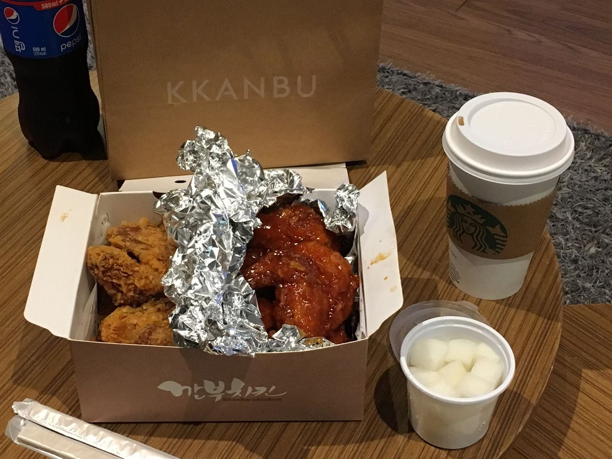 韓国と言ったら、チヂミ、海苔巻、フライドチキン！